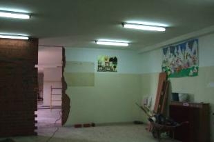 Aula de infantil do Insua Bermúdez, en obras