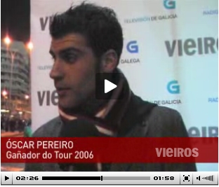 Óscar Pereiro, campión do Tour 2006, tamén falou para Vieiros