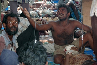 As organizacións de dereitos humanos sosteñen que o Goberno de Sri Lanka oculta a realidade dos crimes de guerra