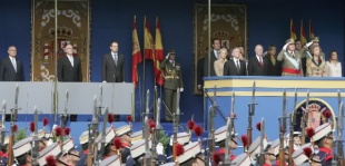 Desfile das Forzas Armadas españolas, o pasado 12 de outubro en Madrid