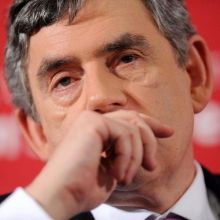 O primeiro ministro británico, Gordon Brown