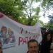 A manifestación, a piques de saír da Alameda
