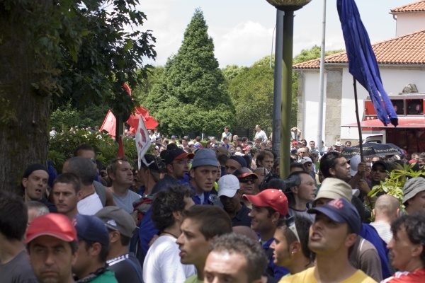Mobilización en Compostela